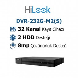 HILOOK DVR-232G-M2(S) 32 Kanal 8mp Dvr Kayıt Cihazı